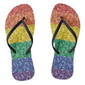 Tongs Parties scintillant arc-en-ciel (Semelle)