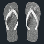 Tongs PARTIES SCINTILLANT ARGENT Mariage Flipflops BRIDE<br><div class="desc">Ajoutez le rôle des membres de la fête nuptiale,  les couples mariés nom et date mariage à ces élégantes flipflops de mariage de plage d'été avec une finition fausse parties scintillant or.</div>