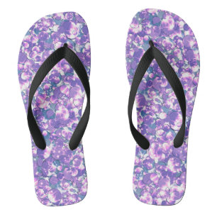 Tongs Parties scintillant brillant sans transparence pai