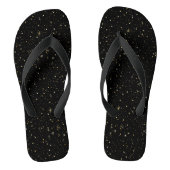 Tongs Parties scintillant en or glam et scintille sur im (Semelle)