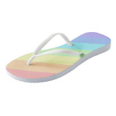 Tongs Pastel Rainbow Slash Stripes (Incliné)