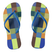 Tongs Patchwork coloré  (Semelle)