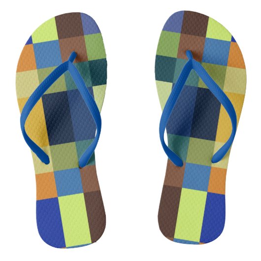 Tongs Patchwork coloré (Semelle)