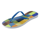 Tongs Patchwork coloré (Incliné)