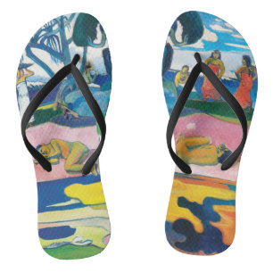 Tongs Paul Gauguin Jour du Dieu (Mahana no atua) Art