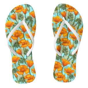 Tongs Pavot de Californie
