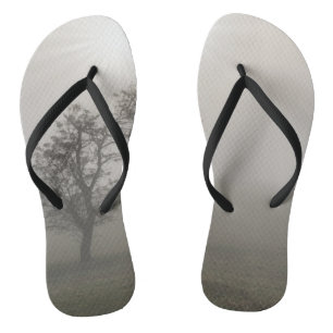 Tongs Paysage de Foggy Starburst Tree