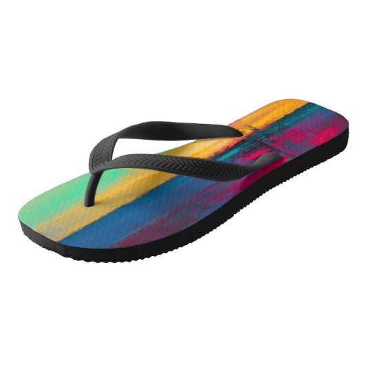 Tongs Peinture à éclaboussure (Incliné)