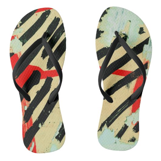 Tongs Peinture à papier peint Cool unique (Semelle)
