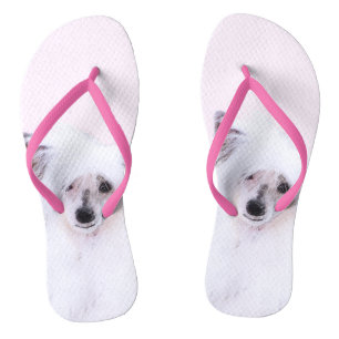 Tongs Peinture chinoise en poudre - Art Chien