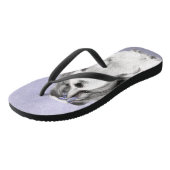 Tongs Peinture de Chih Tzu - Beau art original de Chien (Incliné)