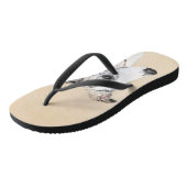 Tongs Peinture de marionnettes - Belle art original de c (Incliné)