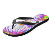 Tongs peinture éclaboussée (Incliné)