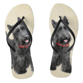 Tongs Peinture écossaise Terrier - Cute Original Chien A (Semelle)