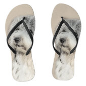 Tongs Peinture Havanaise (Gold Sable) - Art Chien origin (Semelle)