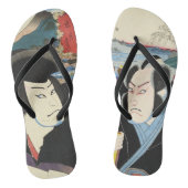 Tongs Peinture japonaise Ukiyoe (Semelle)