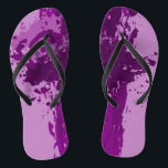 Tongs Peinture pourpre - Approvisionnement de la fête de<br><div class="desc">Les tongs d'approvisionnement de la fête de mariage en peinture violette font partie de la collection - Décor Mariage pourpre. L'offre de mariage violet toute la saison est idéale pour offrir des chaussures alternatives aux invités lors d'un mariage sur la plage. Customisez la teinte violette en modifiant la couleur de...</div>