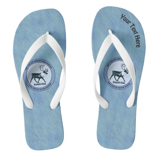 Tongs Père Noël 1er Polar Airlift Sqdn - Subduit (Semelle)