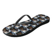 Tongs Période de fêtes de Noël Rottweiler (Incliné)