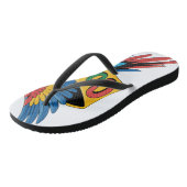 Tongs Perroquet coloré (Incliné)