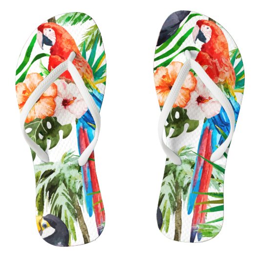 Tongs Perroquet tropical (Semelle)