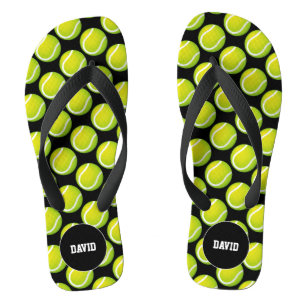 Tongs Personnalisable Cadeau de tennis Motif Cool Sport