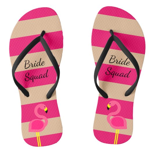 Tongs Personnalité du Pink Flamingo (Semelle)