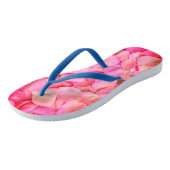 Tongs Pétales roses Motif-31940 (Incliné)