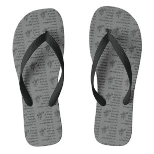 Tongs Philippiens 4:13 Bible Ecriture KJV Grey Unisex