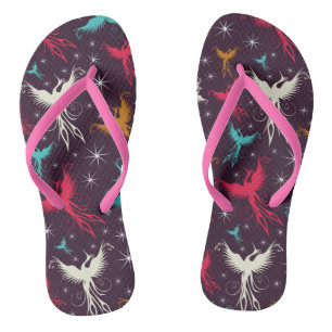 Tongs Phoenix Birds Figure Motif