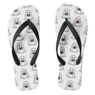 Tongs Photographe fantôme d'Halloween mignon