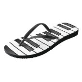 Tongs Piano Clavier Design Flip Flops (Incliné)