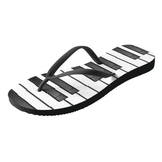 Tongs Piano Clavier Design Flip Flops (Incliné)