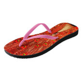 Tongs Pic Rouge Disposant De Ses Plumes Rouges, (Incliné)