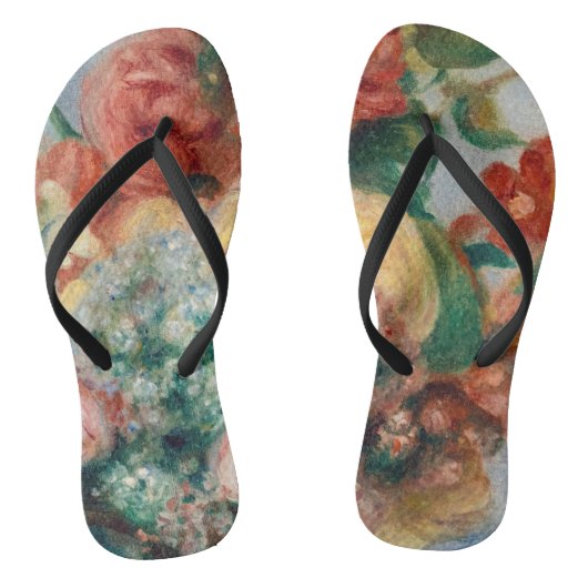 Tongs Pierre-Auguste Renoir - Fleurs dans un Vase (Semelle)