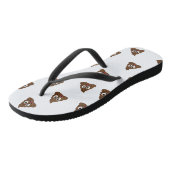 Tongs Pile of Poo emoji smiling poops (Incliné)