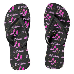 TONGS PINK 50 ET FABULEUSE CONCEPTION DE CHAUSSURES D'AN