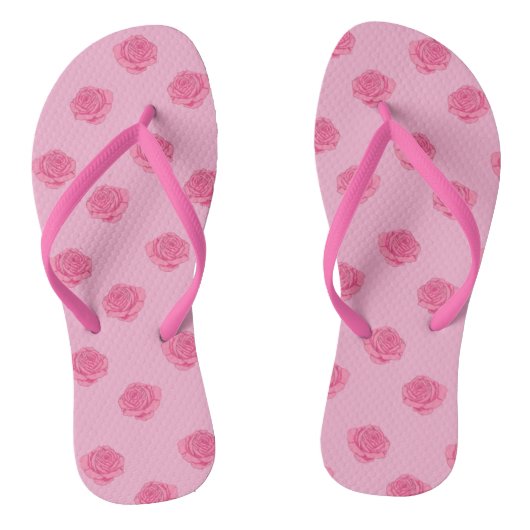 Tongs Pink roses (Semelle)