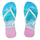 Tongs Pink Tropical Sand Beach (Semelle)