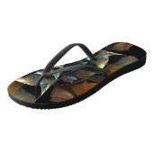 Tongs Pinwheel Art Abstrait (Incliné)