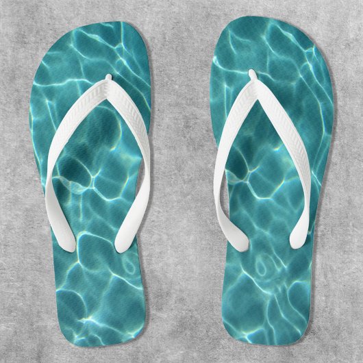 Tongs Piscine vert aqua Photo