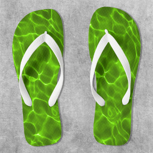 Tongs Piscine verte Neon Lime