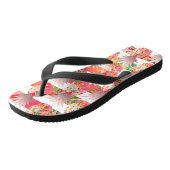 Tongs PixDezines Aloha Pineapples+Stripes (Incliné)