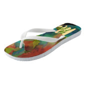 Tongs PixDezines paris/cool aquarelle (Incliné)