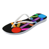 Tongs "Pixels vifs : Flip Flops mince (Incliné)