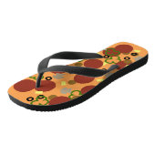 Tongs Pizza Deluxe Drôle (Incliné)