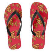 Tongs Pizza Friday Design - Flops pour adultes, large br (Semelle)
