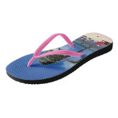 Tongs Plage avec Coconut Palm (Incliné)