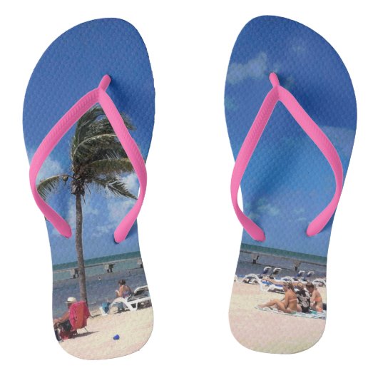 Tongs Plage avec Coconut Palm (Semelle)