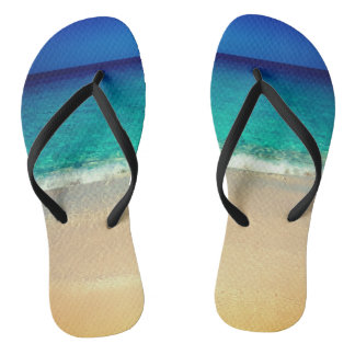 Tongs Plage d'eau turquoise